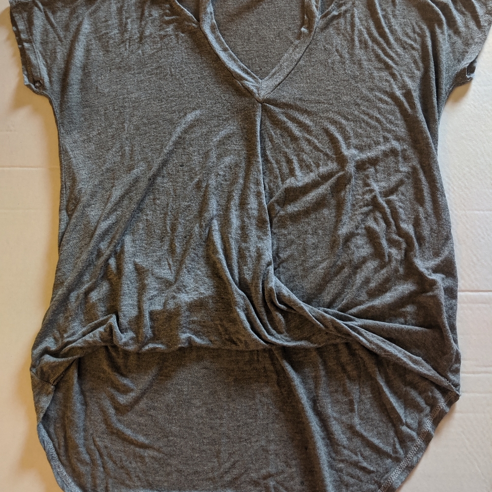 Grey high low t-shirt